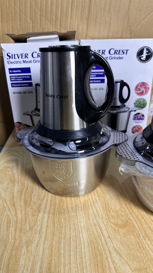 2L Silver Crust Meat Grinder